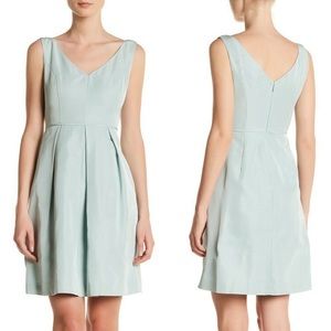 J.Crew Dress Kami Classic Faille Sea Spray Pleated